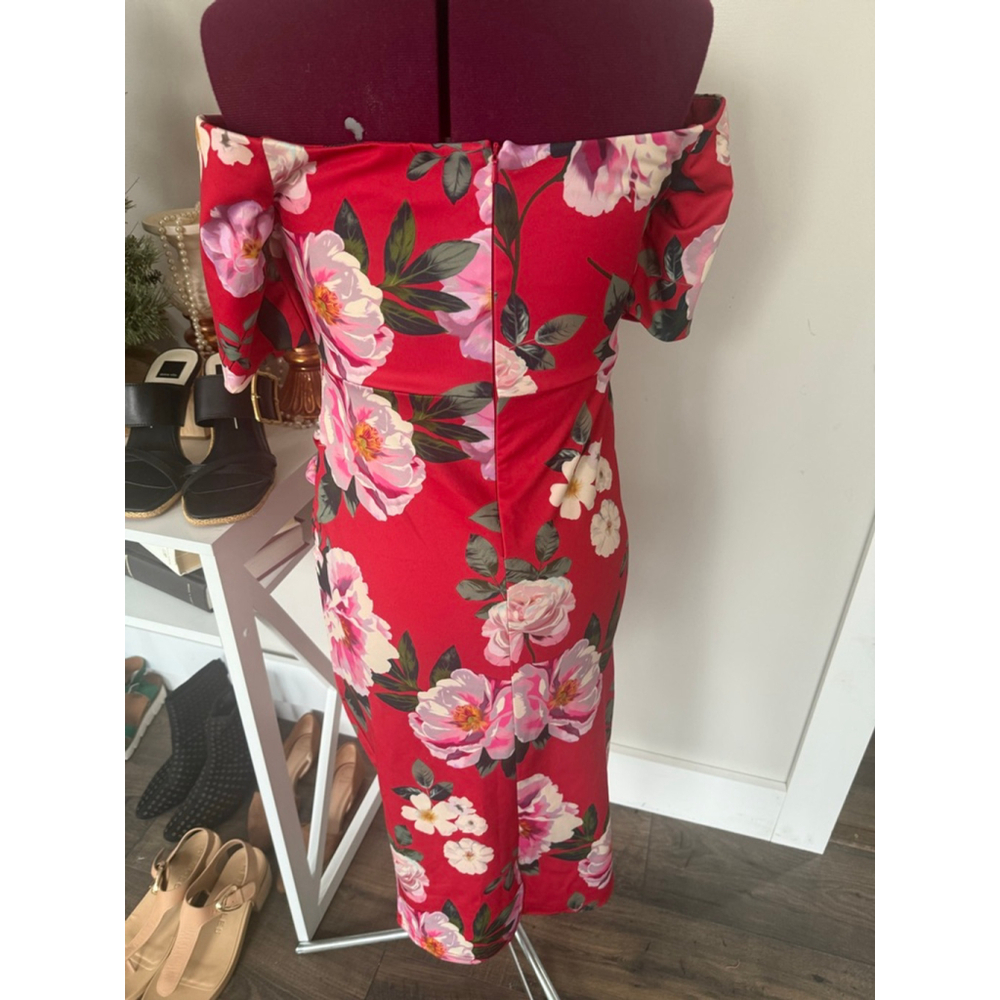 ASOS Maternity Floral Bodycon 6 - Picture 4 of 5